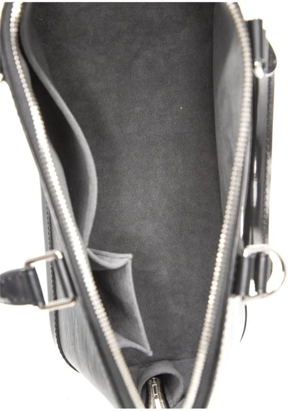 Louis Vuitton Epi Leather Alma PM Vintage Top Handle Bag Black, LUX